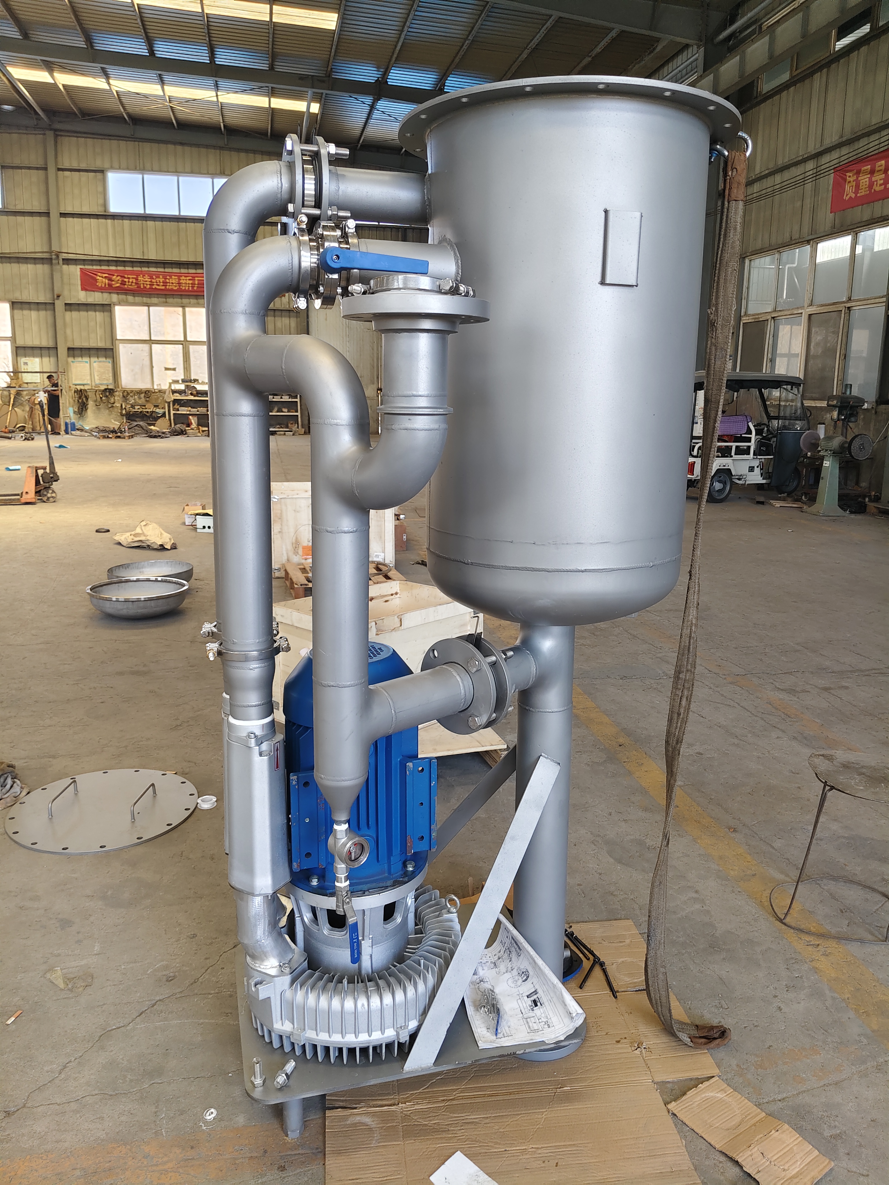 5.5kw防爆式油霧分離，500方風(fēng)機(jī)油霧分離器發(fā)貨送客戶(hù)手中，